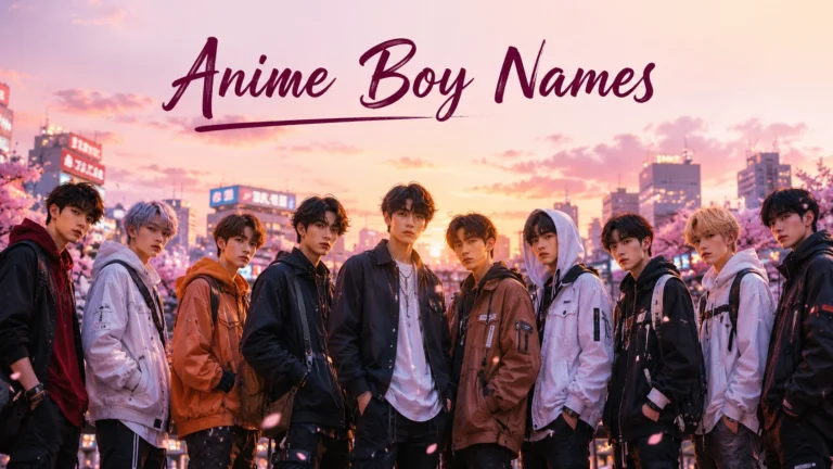 Anime Boy Names