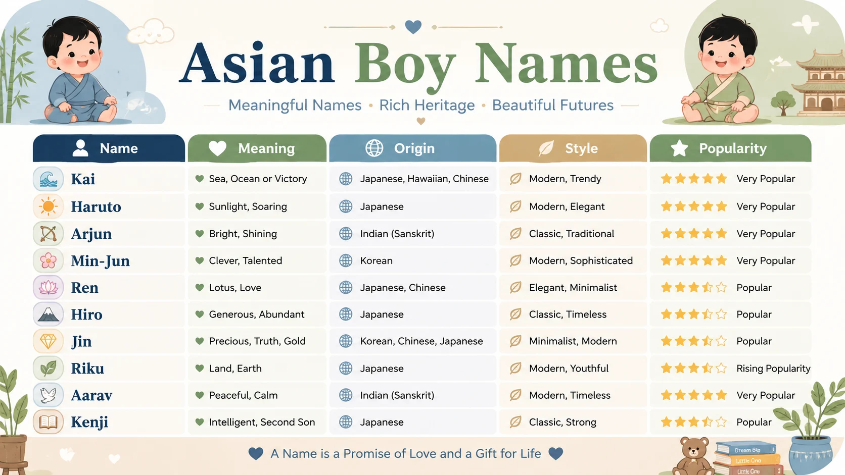 Asian Boy Names