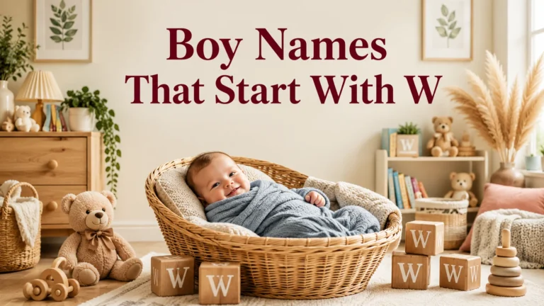 Boy Names That Start With W
