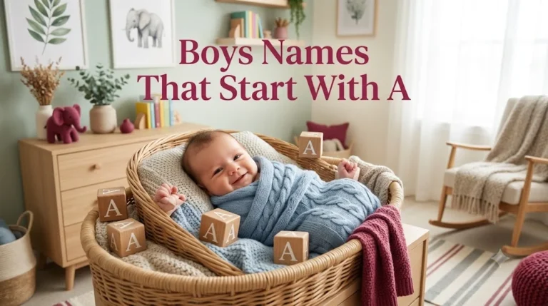 Boys Names That Start With A