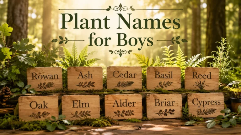 Plant Names for Boys