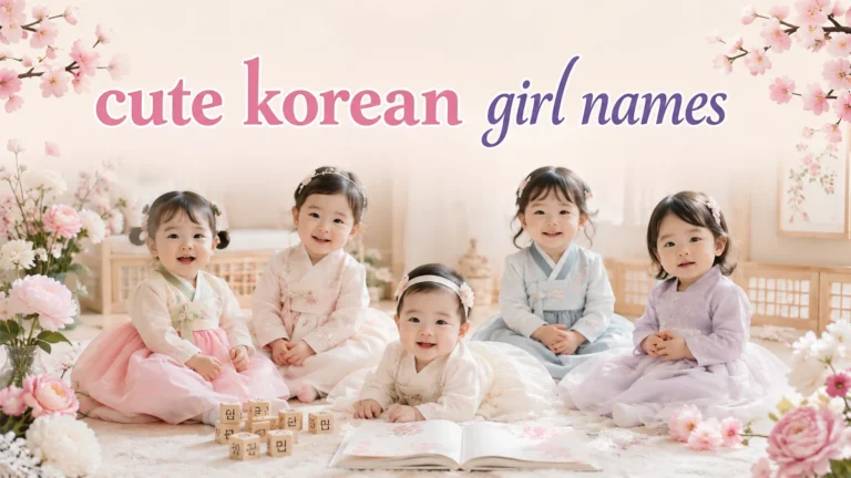 cute korean girl names