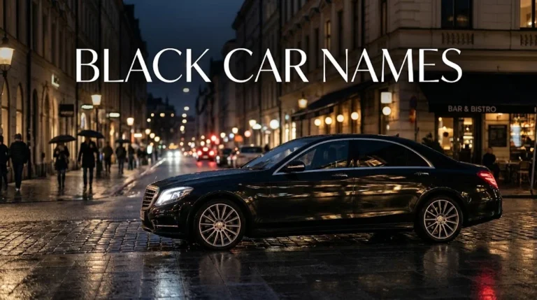 Black Car Names