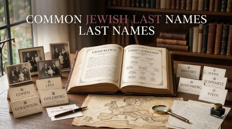 Common Jewish Last Names