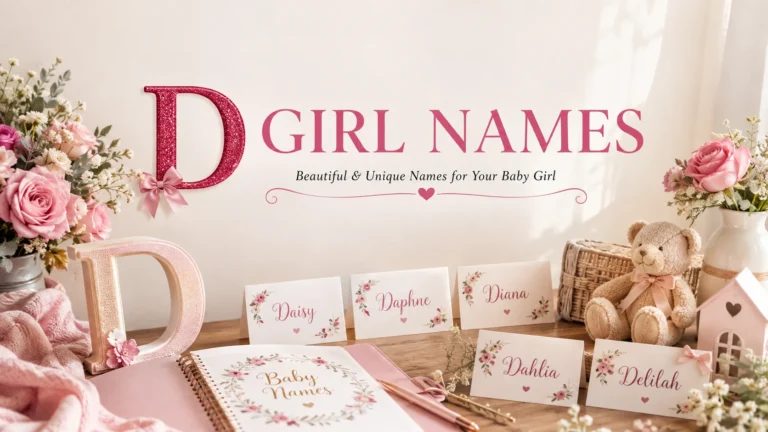 d girl names
