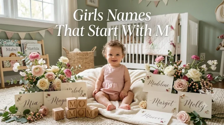 Girls Names That Start With M