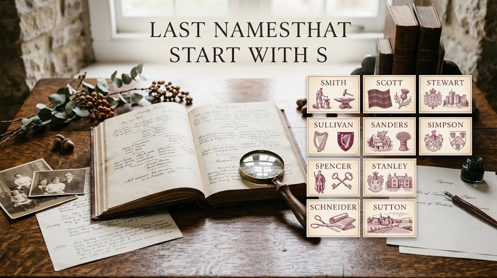 Last Names That Start With S