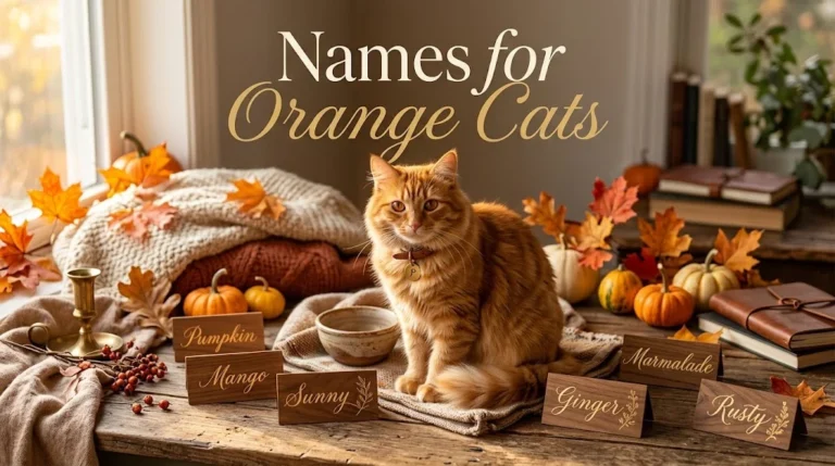 Names for Orange Cats