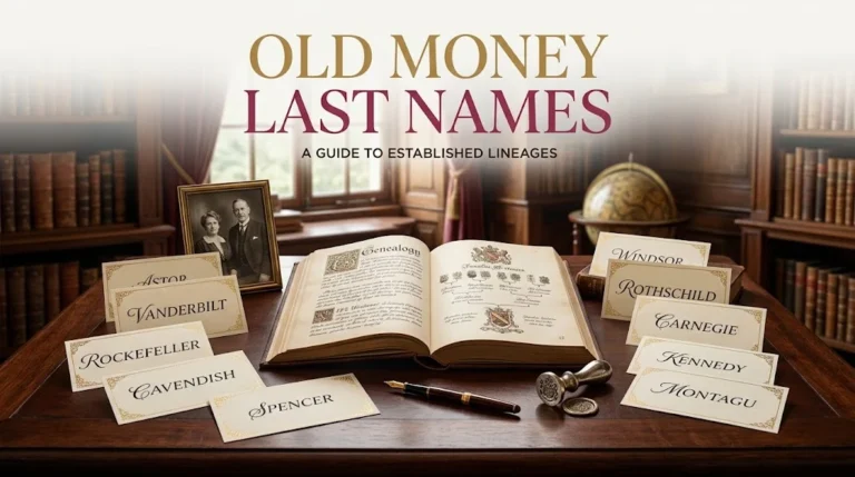 Old Money Last Names