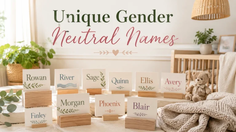 Unique Gender Neutral Names
