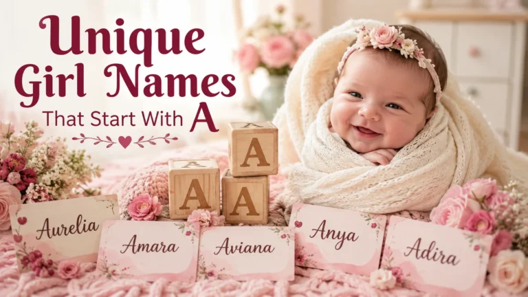 Unique Girl Names That Start With A