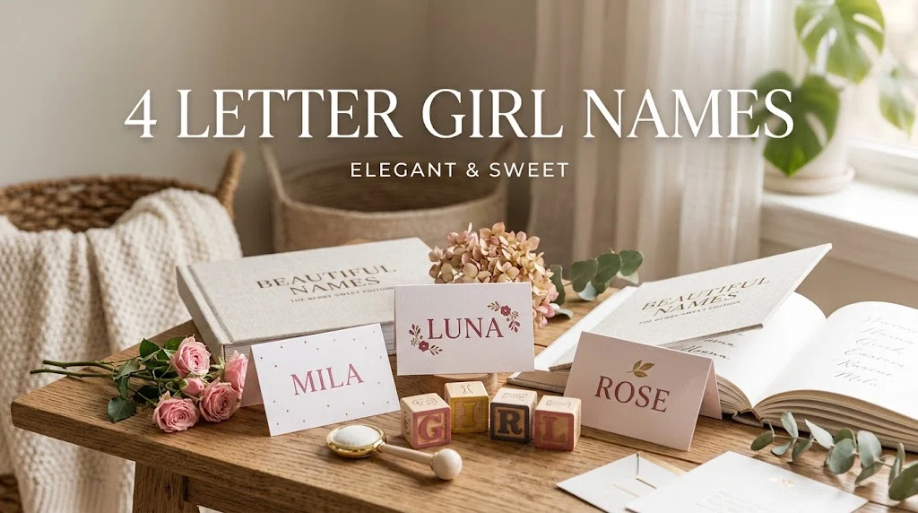 4 Letter Girl Names