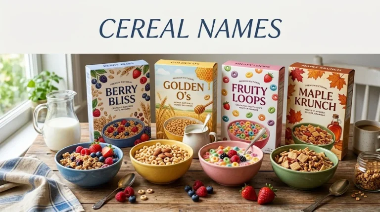 Cereal Names