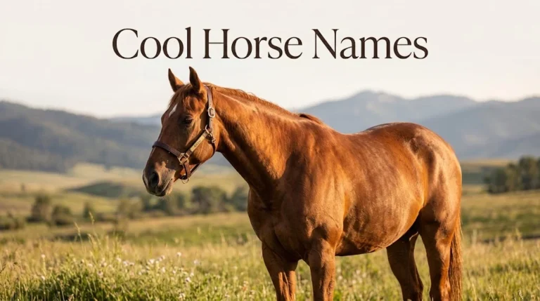 Cool Horse Names