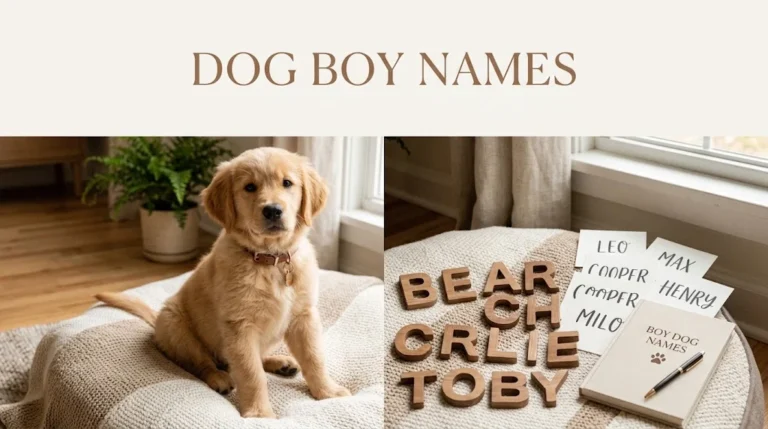 Dog Boy Names