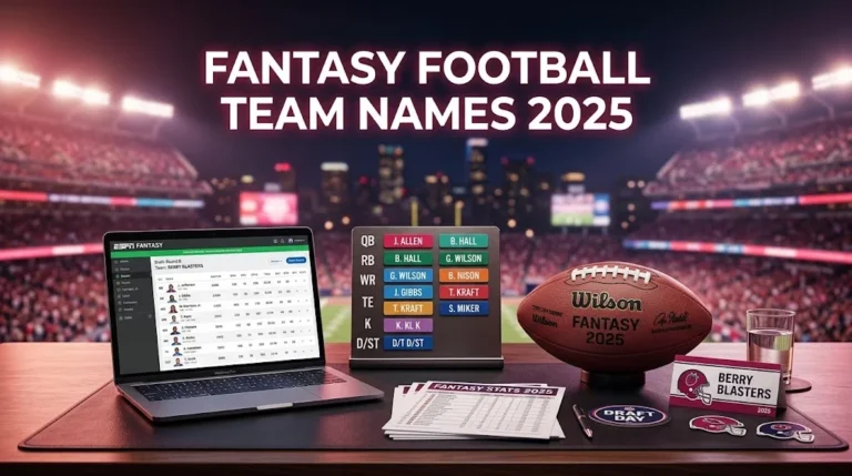 Fantasy Football Team Names 2025