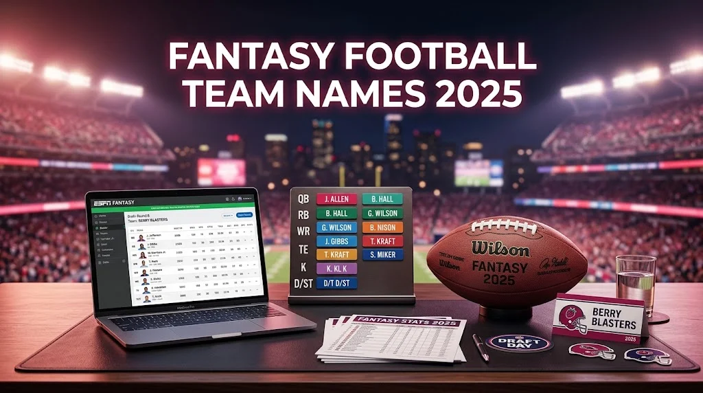 Fantasy Football Team Names 2025