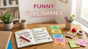 Funny Fake Names