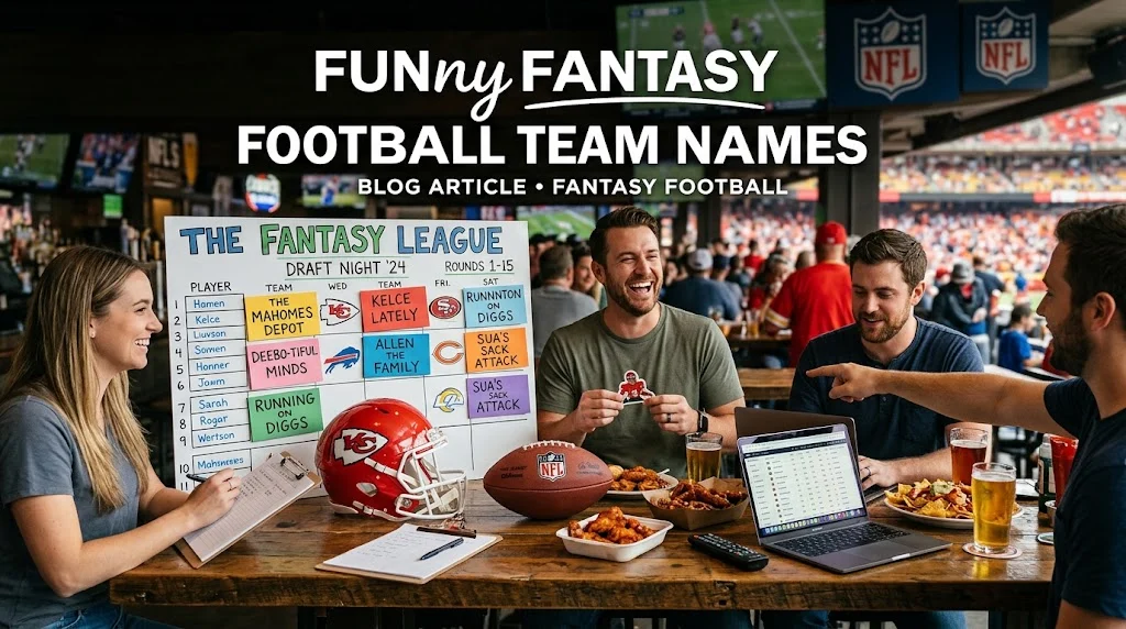 Funny Fantasy Football Team Names