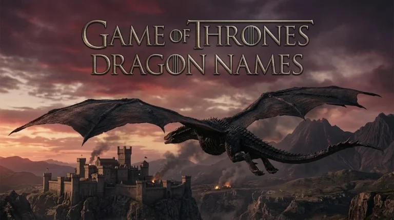 Game of Thrones Dragon Names