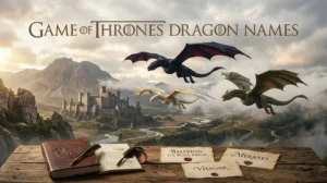 Game of Thrones Dragon Names