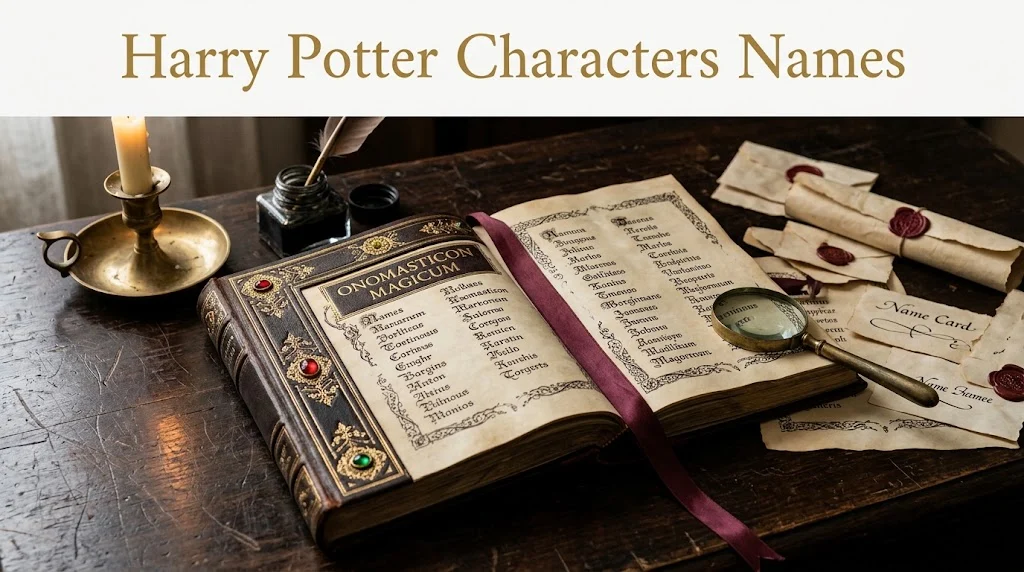 Harry Potter Characters Names