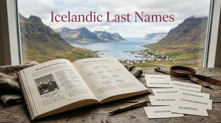 Icelandic Last Names