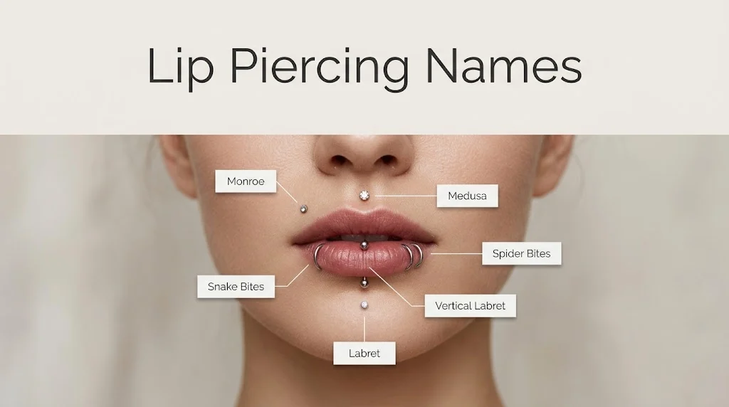 Lip Piercing Names