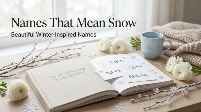 Names That Mean Snow