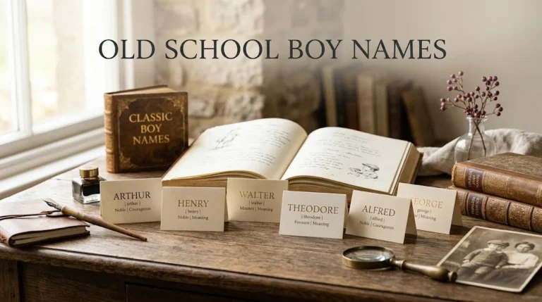 Old School Boy Names