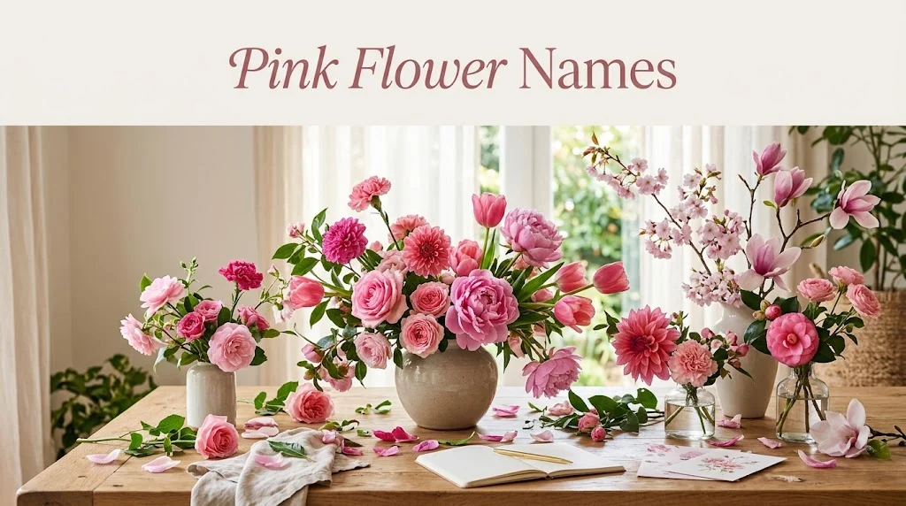Pink Flower Names