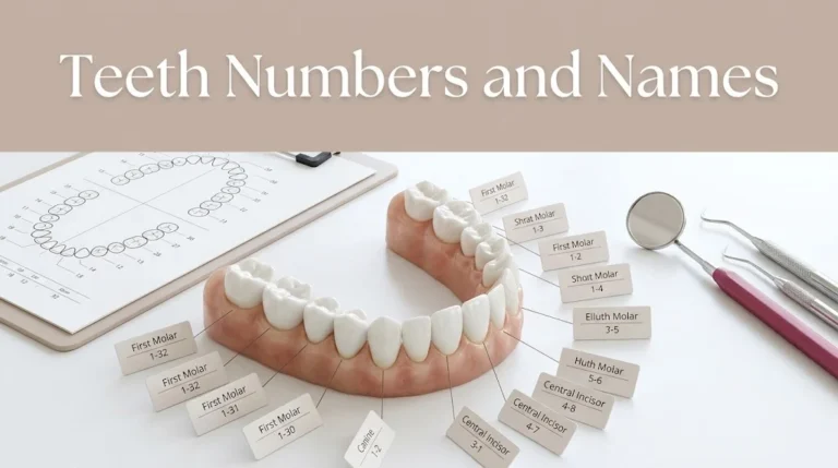 Teeth Numbers and Names