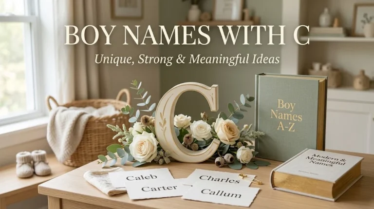 Boy Names With C