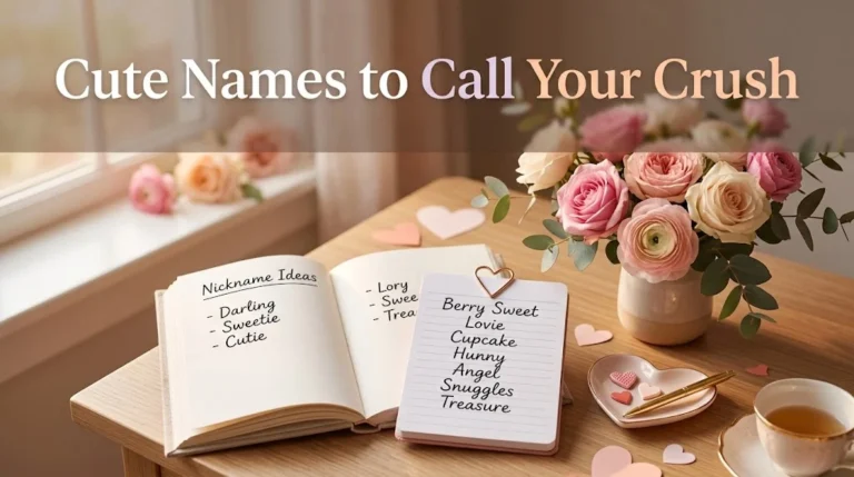 Cute Names to Call Your Crush
