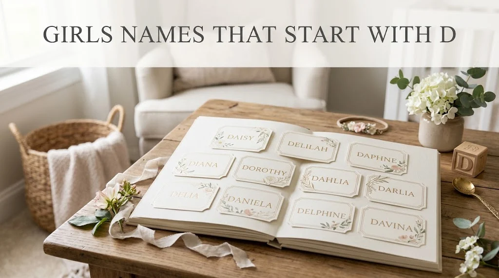 Girls Names That Start With D