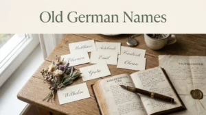 Old German Names