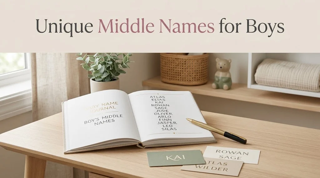 Unique Middle Names for Boys